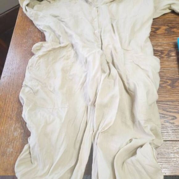 Myrah Penaloza Mars Playsuit  in tan missing waist tie! - Picture 4 of 6